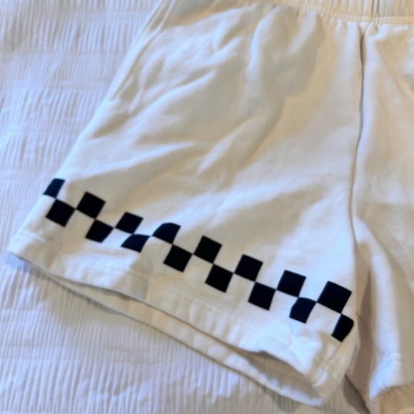 Pacsun x Formula1 athleisure shorts white red black Small EUC - Picture 3 of 5